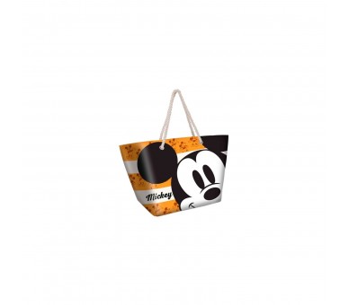 Bolsa Playa Orange Mickey Disney