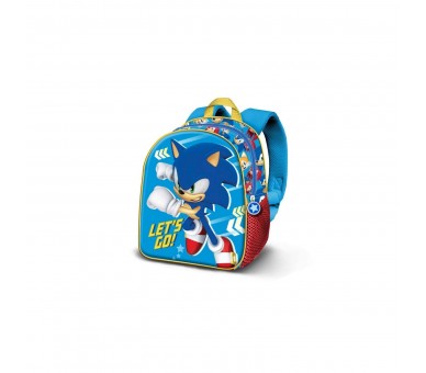Mochila 3D Go Sonic The Hedgehog 31Cm
