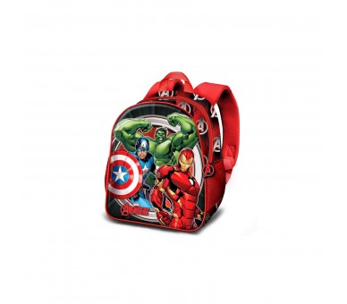 Mochila 3D Almighty Los Vengadores Avengers Marvel 31Cm