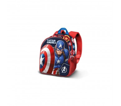 Mochila 3D Patriot Capitan America Marvel 31Cm