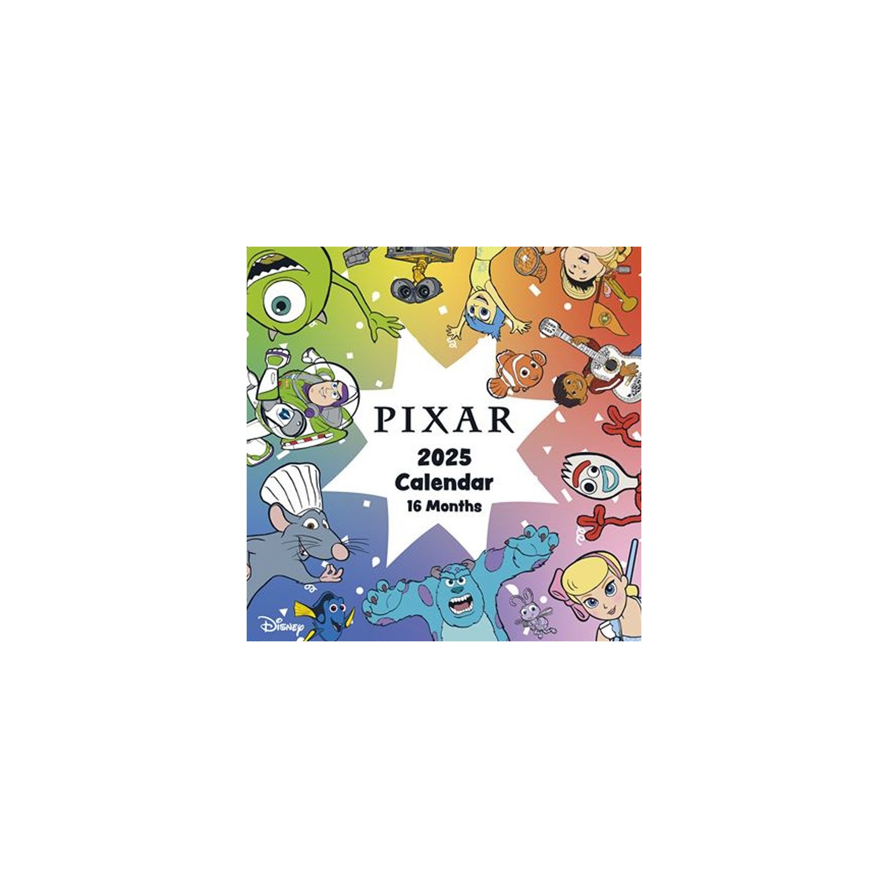 Calendario Pared Disney Pixar 30X30
