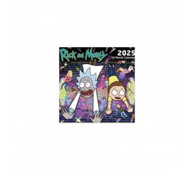Calendario Pared Rick & Morty 30X30