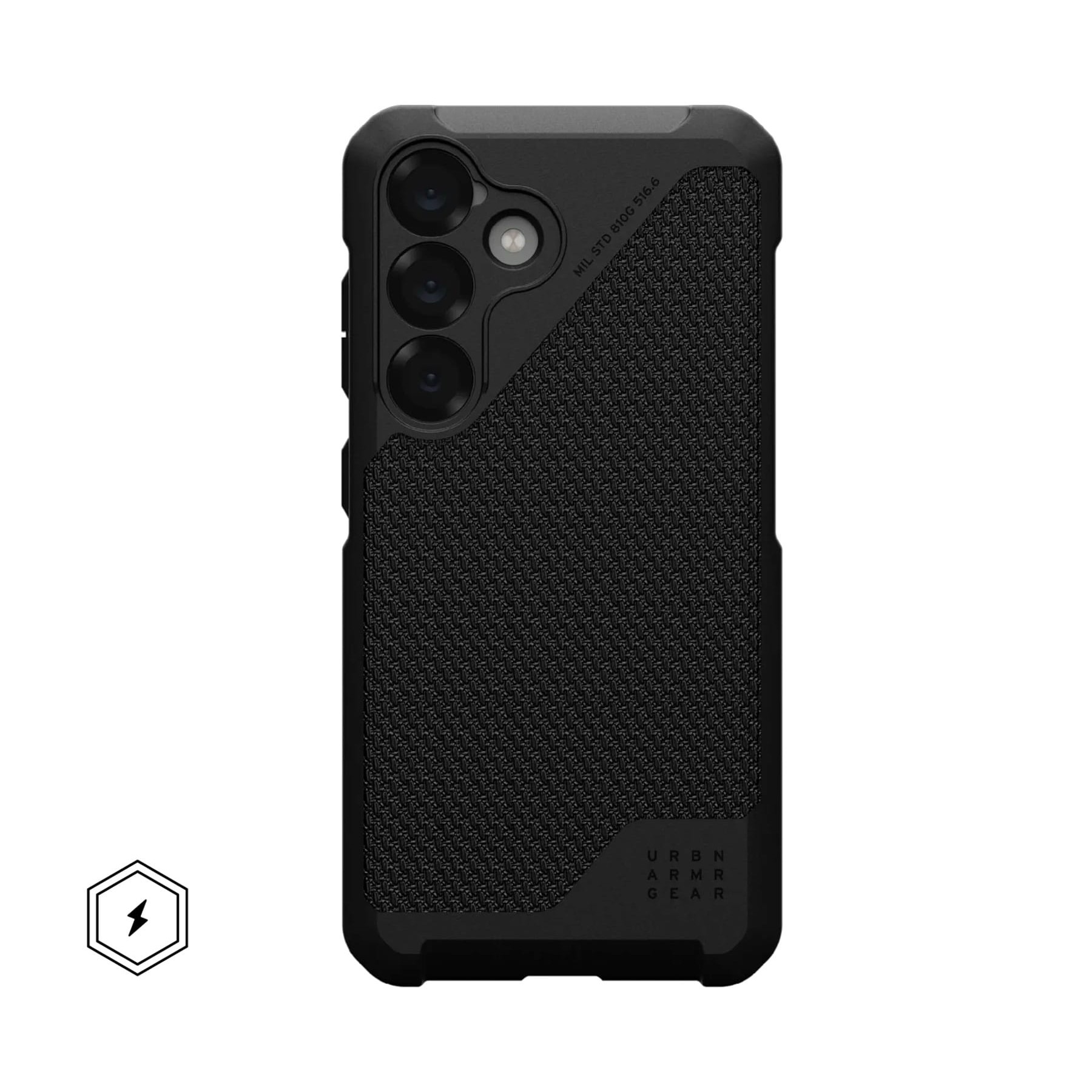 Uag Funda Metrópolis / Samsung Galaxy S25 / Negro Kevlar