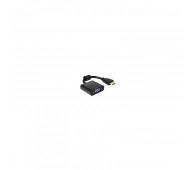 Delock Adaptador Hdmi-A 19 Pines Macho A Vga Negro