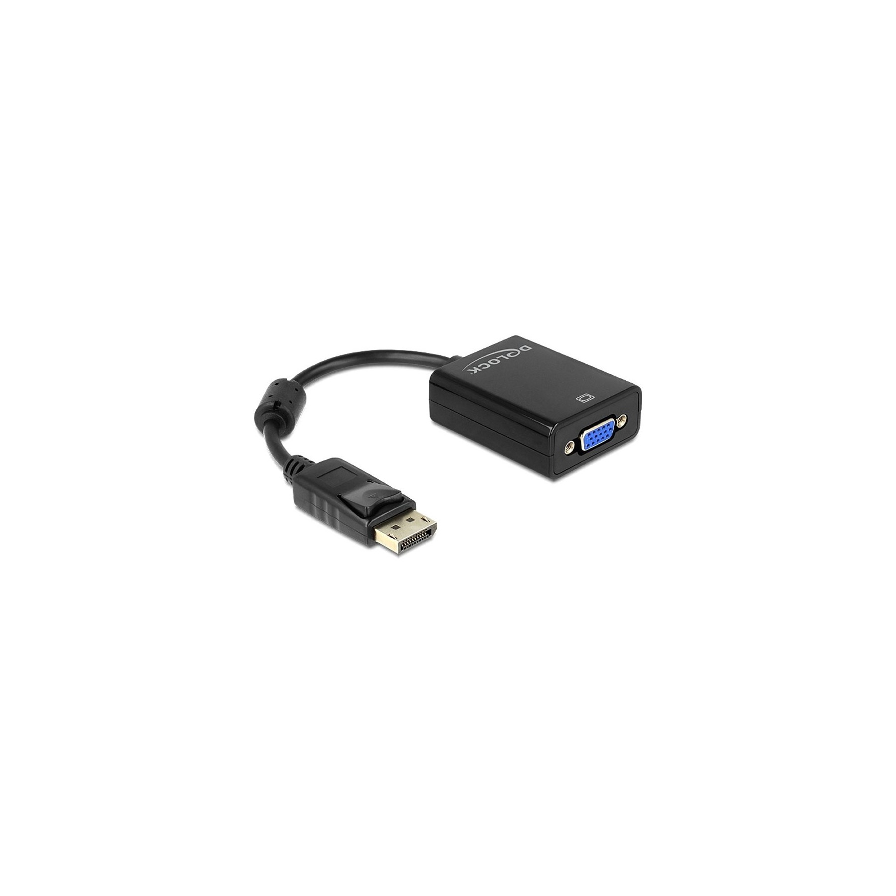 Delock Adapt. Displayport  Macho/Vga Hembra Negro