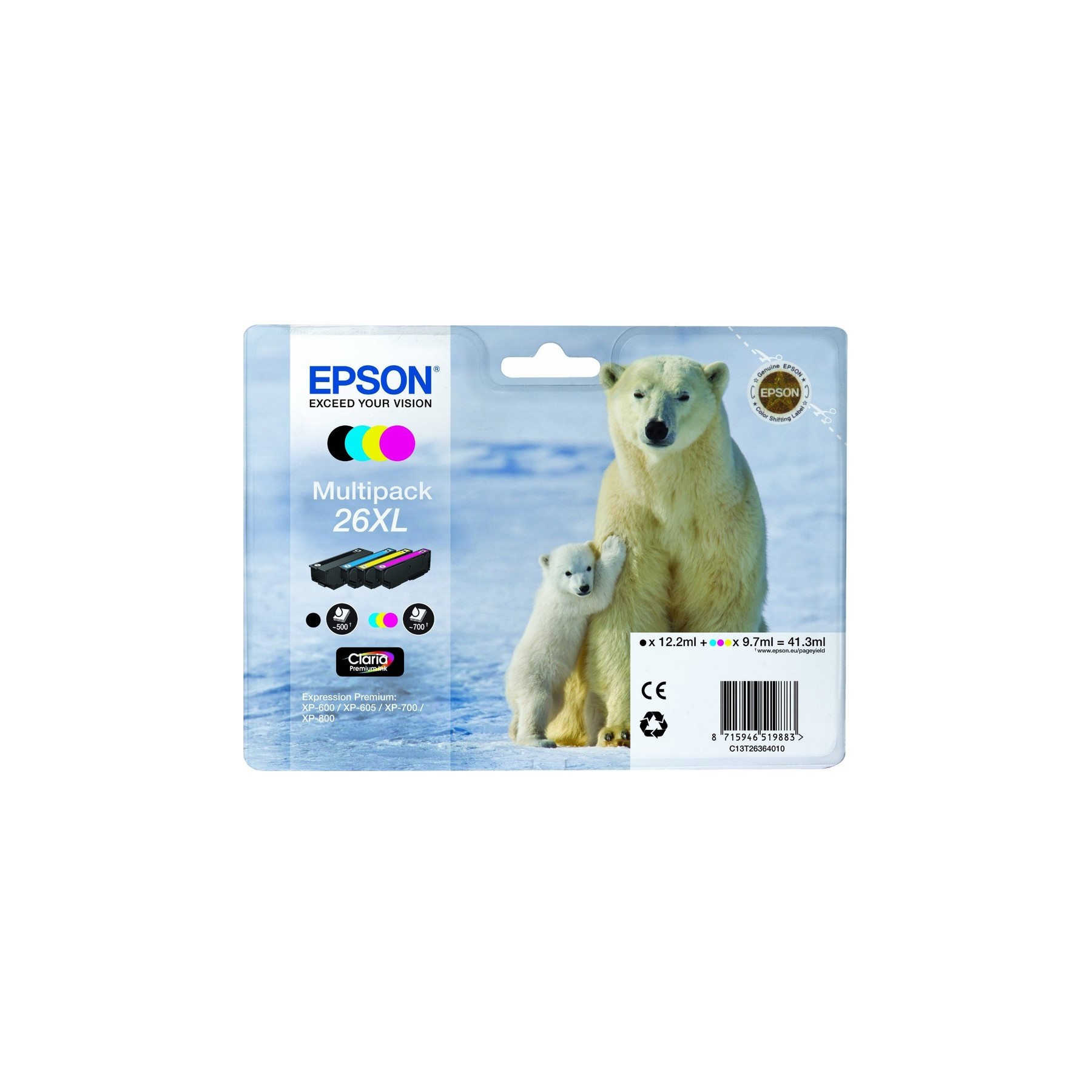 Tinta Original Epson 26Xl Multipack