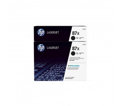Hp Toner Negro Laserjet Enterprise M506Dn/M527 Pack 2 -  87X
