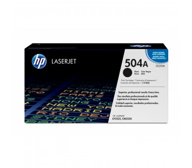Hp Laserjet Cp3525 Toner Negro (5.000 Páginas) - 504 A