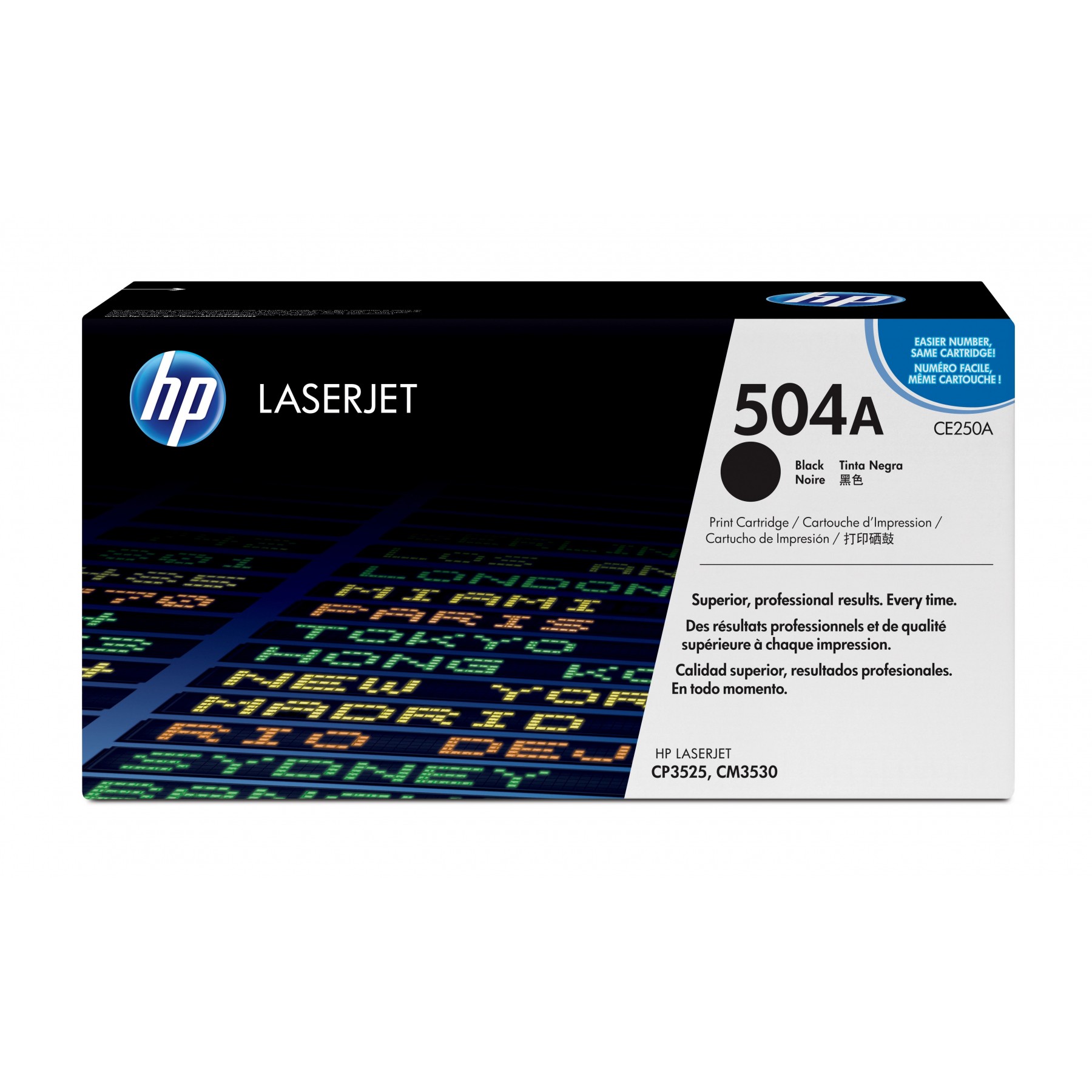 Hp Laserjet Cp3525 Toner Negro (5.000 Páginas) - 504 A