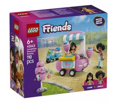 42643 Lego Friends Bancarella di Zucchero Filato e Scooter