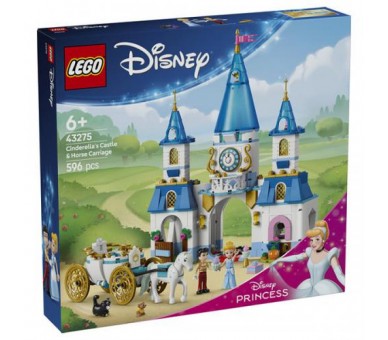 43275 Lego Disney Princess Castello e Carrozza Cenerentola