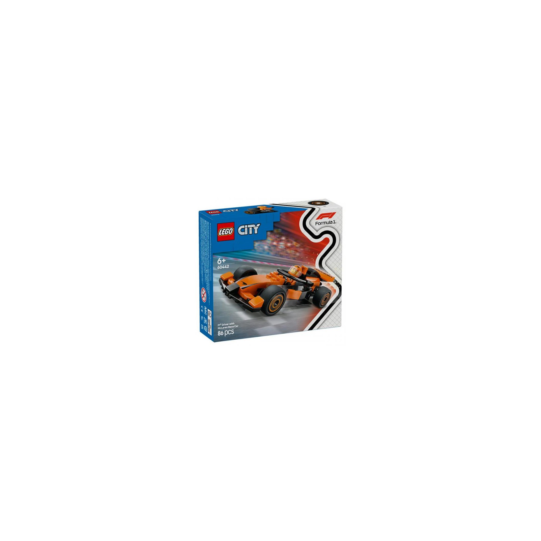 60442 Lego City Pilota e Monoposto McLaren F1
