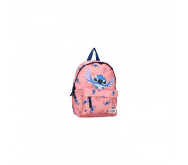 Mochila Stitch Made For Fun (Coral) 31 Cm