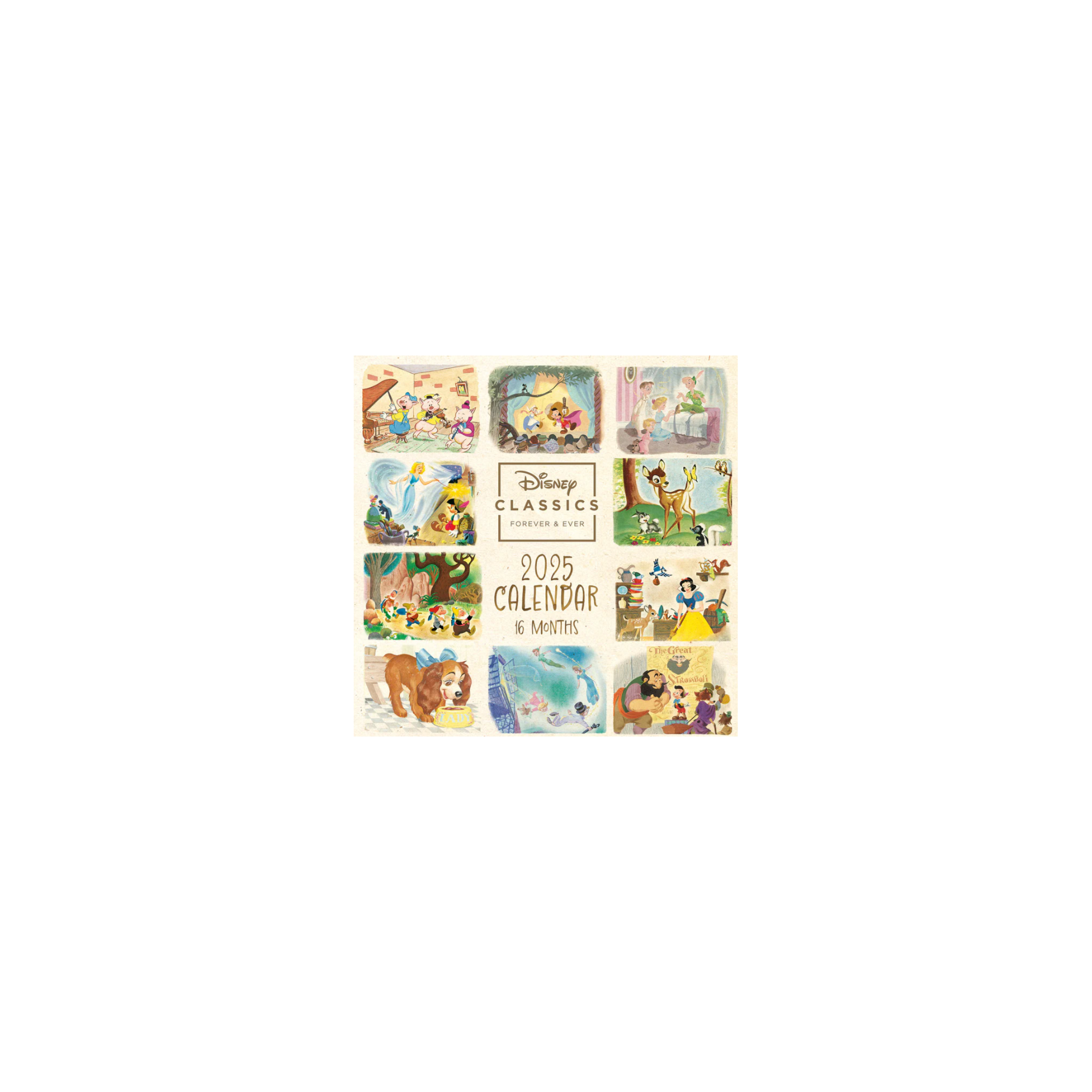 Calendario Pared Disney 30X30