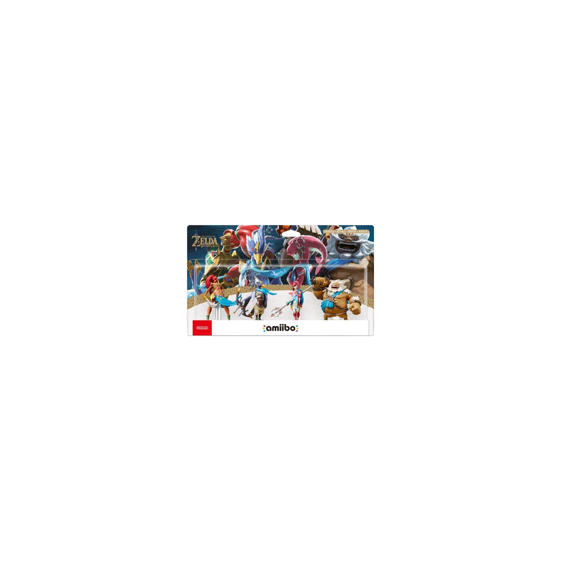AMiiBO ZELDA: URBOSA,REVALI,MIPHA,DARUK (PACK 4 FIGURAS) (IMP)