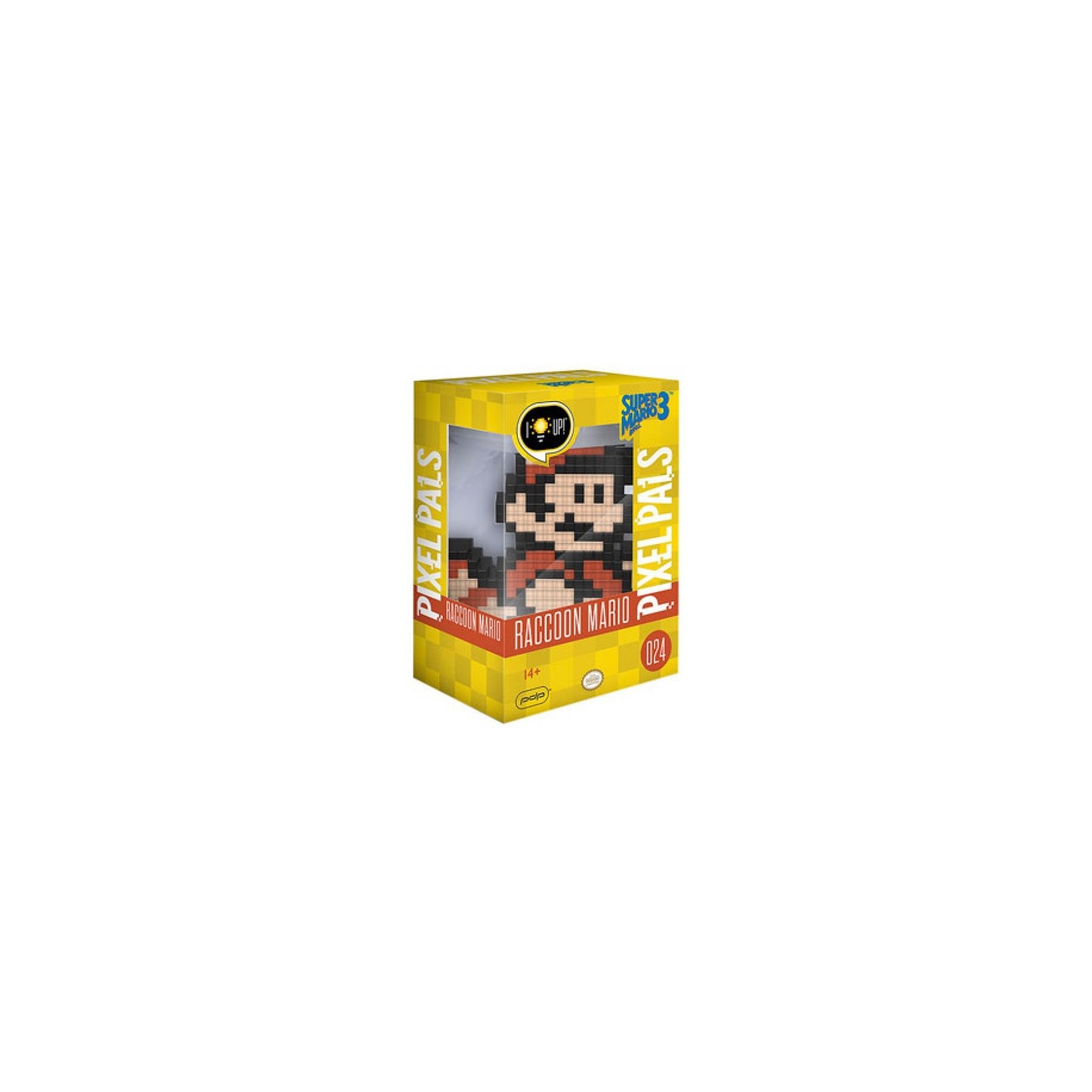 PIXEL PALS SUPER MARIO BROS 3  RACCOON MARIO (024) 15 CM