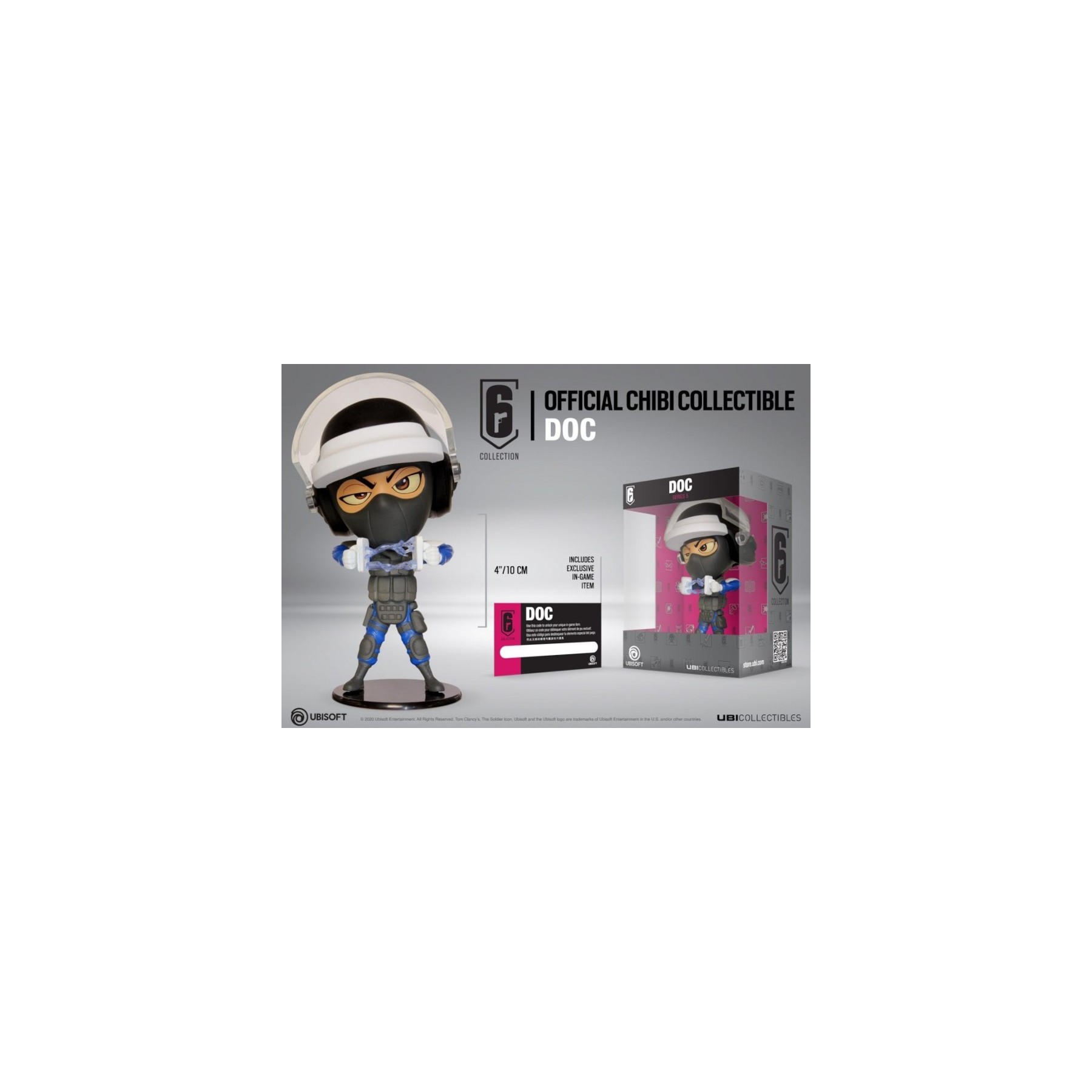 UBICOLLECTIBLES SIX COLLECTION (CHIBI S5) RAINBOW SIX SIEGE 6: DOC (10 CM)