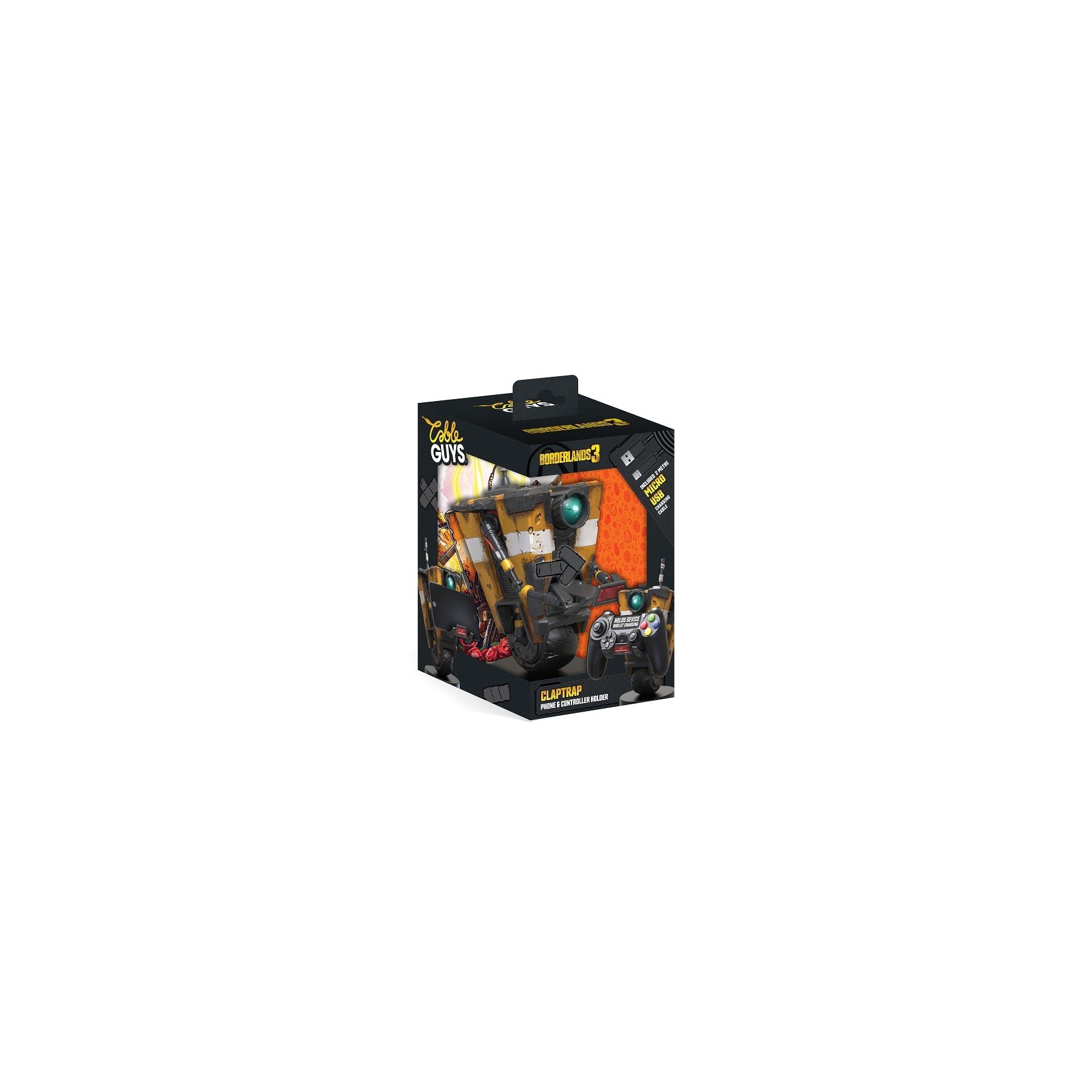 FIGURA CABLE GUYS BORDERLANDS 3 CLAPTRAP (2M CABLE USB)