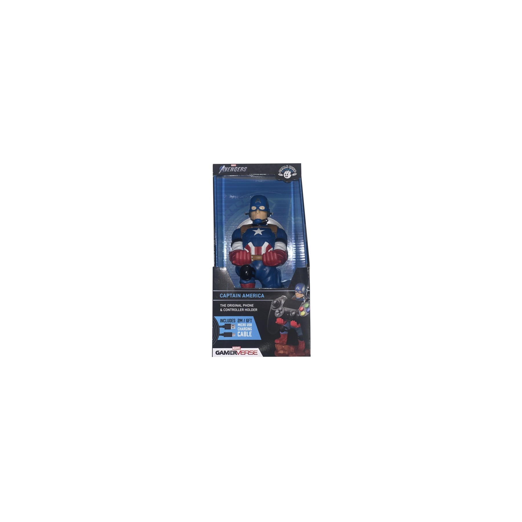FIGURA CABLE GUYS CAPTAIN AMERICA (2M CABLE USB)