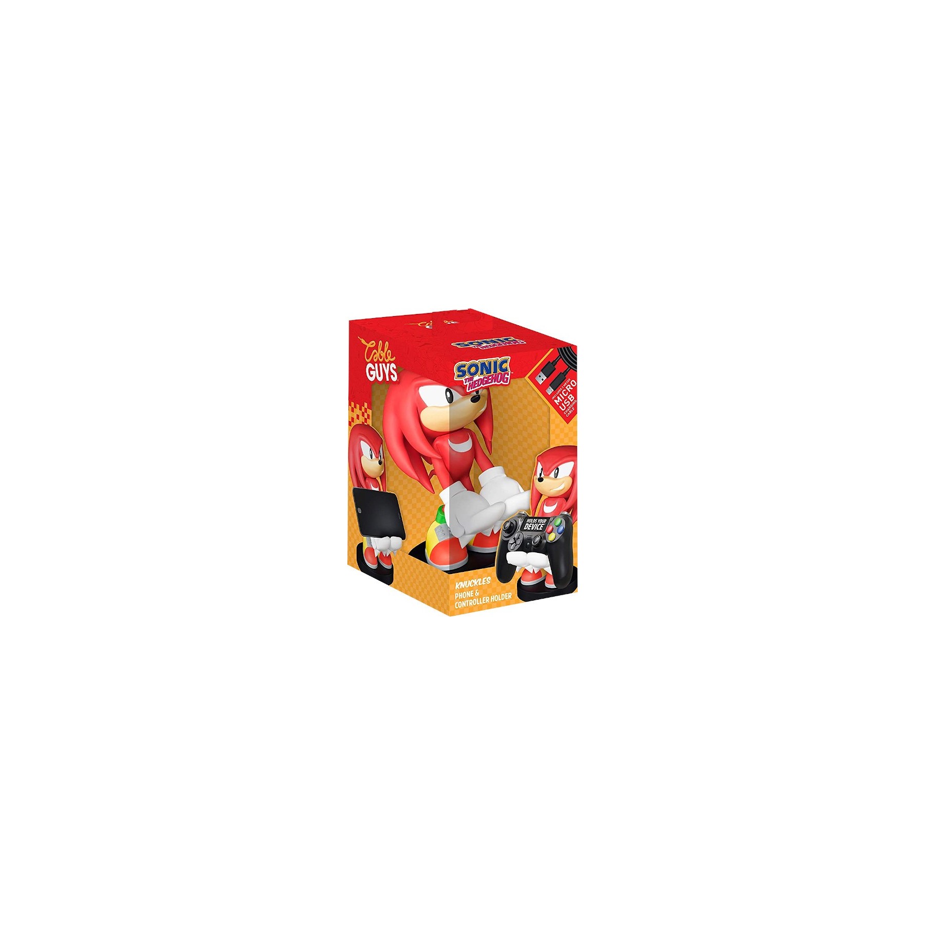 FIGURA CABLE GUYS SONIC THE HEDGEHOG KNUCKLES (2M CABLE USB)