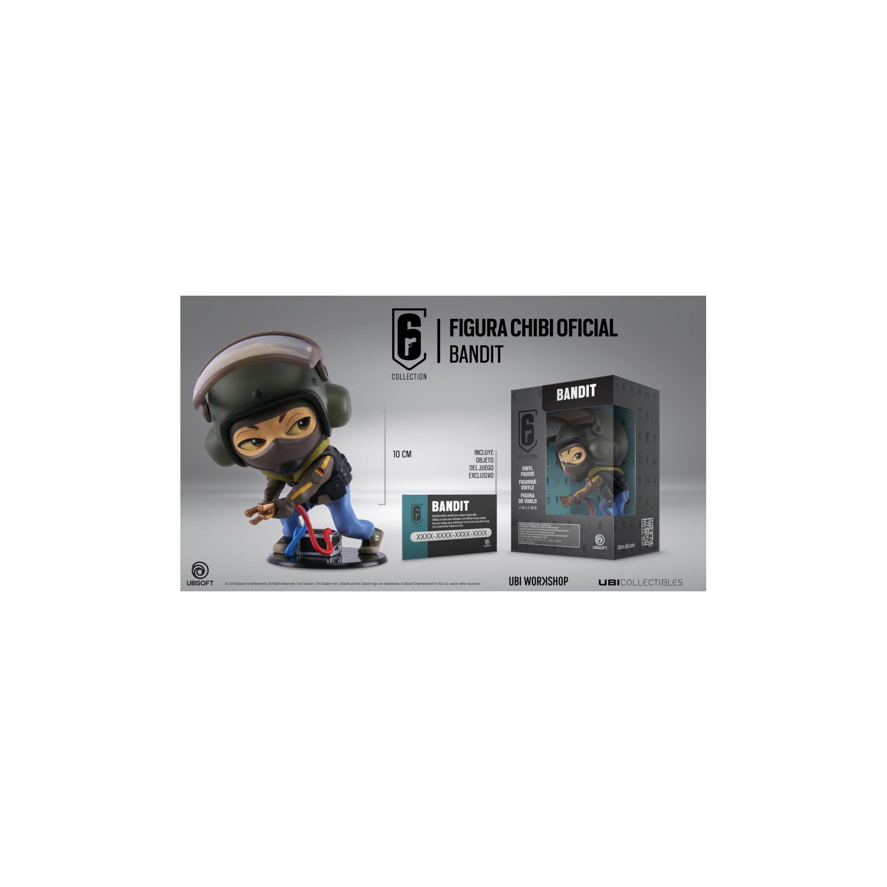 UBICOLLECTIBLES SIX COLLECTION (CHIBI S3) RAINBOW SIX SIEGE: BANDIT (10 CM)