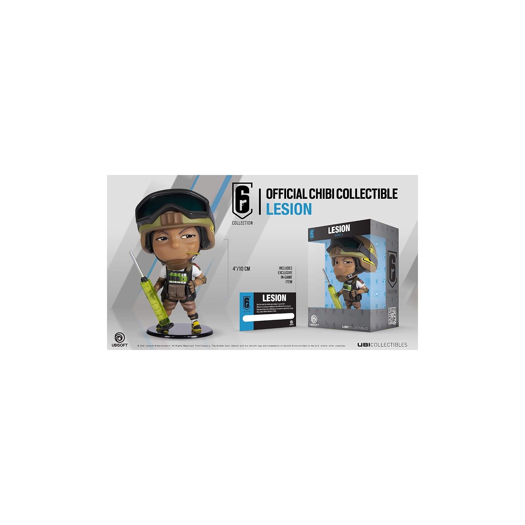 UBICOLLECTIBLES SIX COLLECTION (CHIBI S6) RAINBOW SIX: LESION (10 CM)