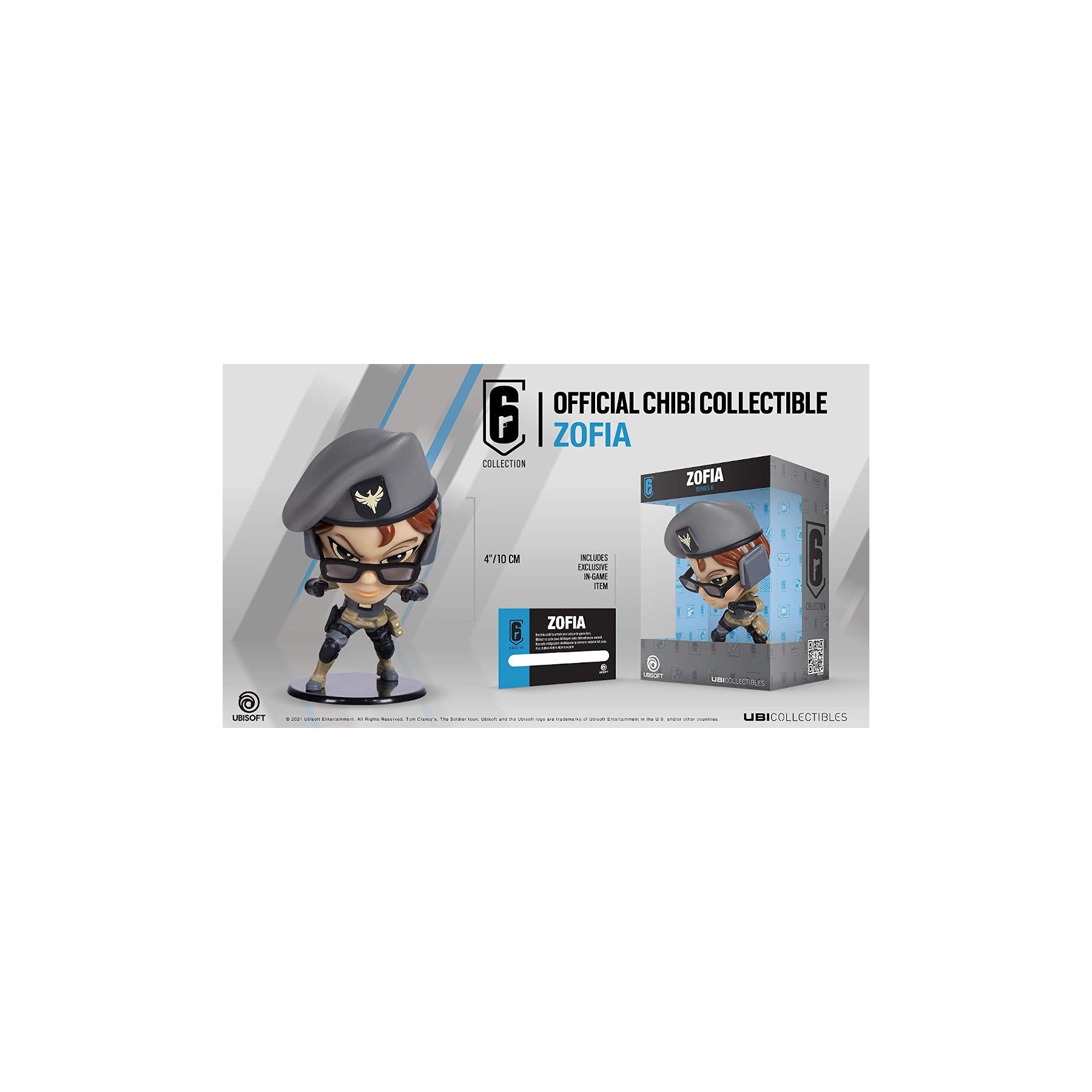 UBICOLLECTIBLES SIX COLLECTION (CHIBI S6) RAINBOW SIX: ZOFIA (10 CM)