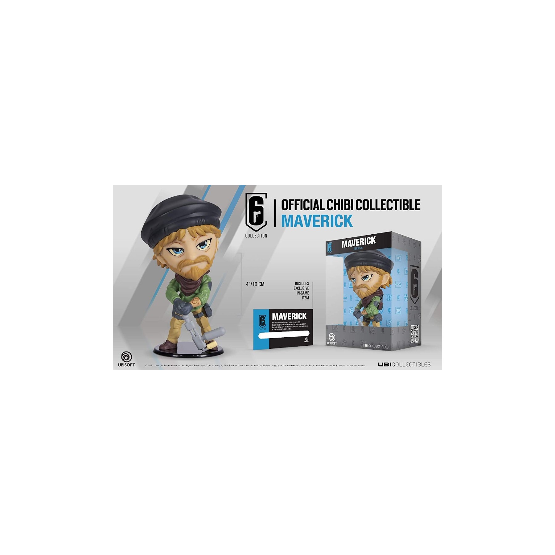 UBICOLLECTIBLES SIX COLLECTION (CHIBI S6) RAINBOW SIX: MAVERICK (10 CM)