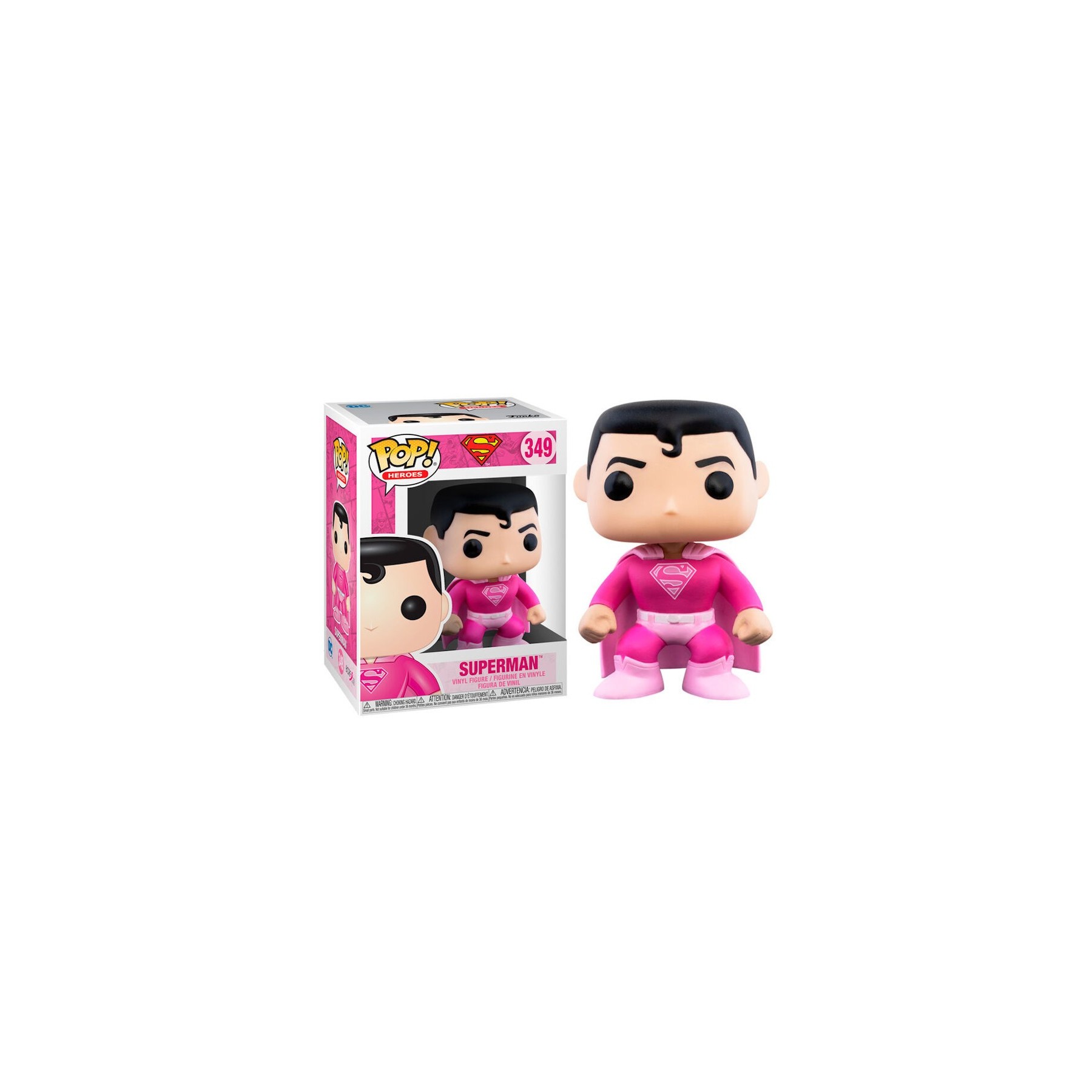 FUNKO POP! HEROES - DC BREAST CANCER AWARENESS: SUPERMAN (ROSA) (349)