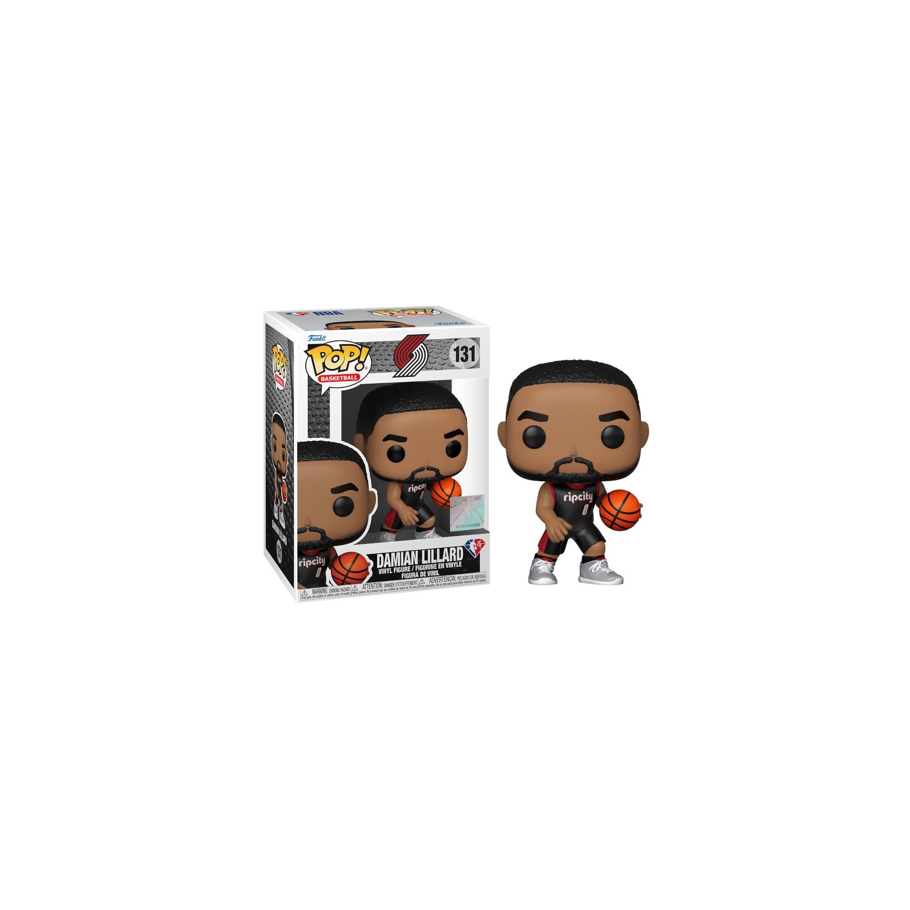 FUNKO POP! BASKETBALL - NBA BLAZERS: DAMIAN LILLARD (131)