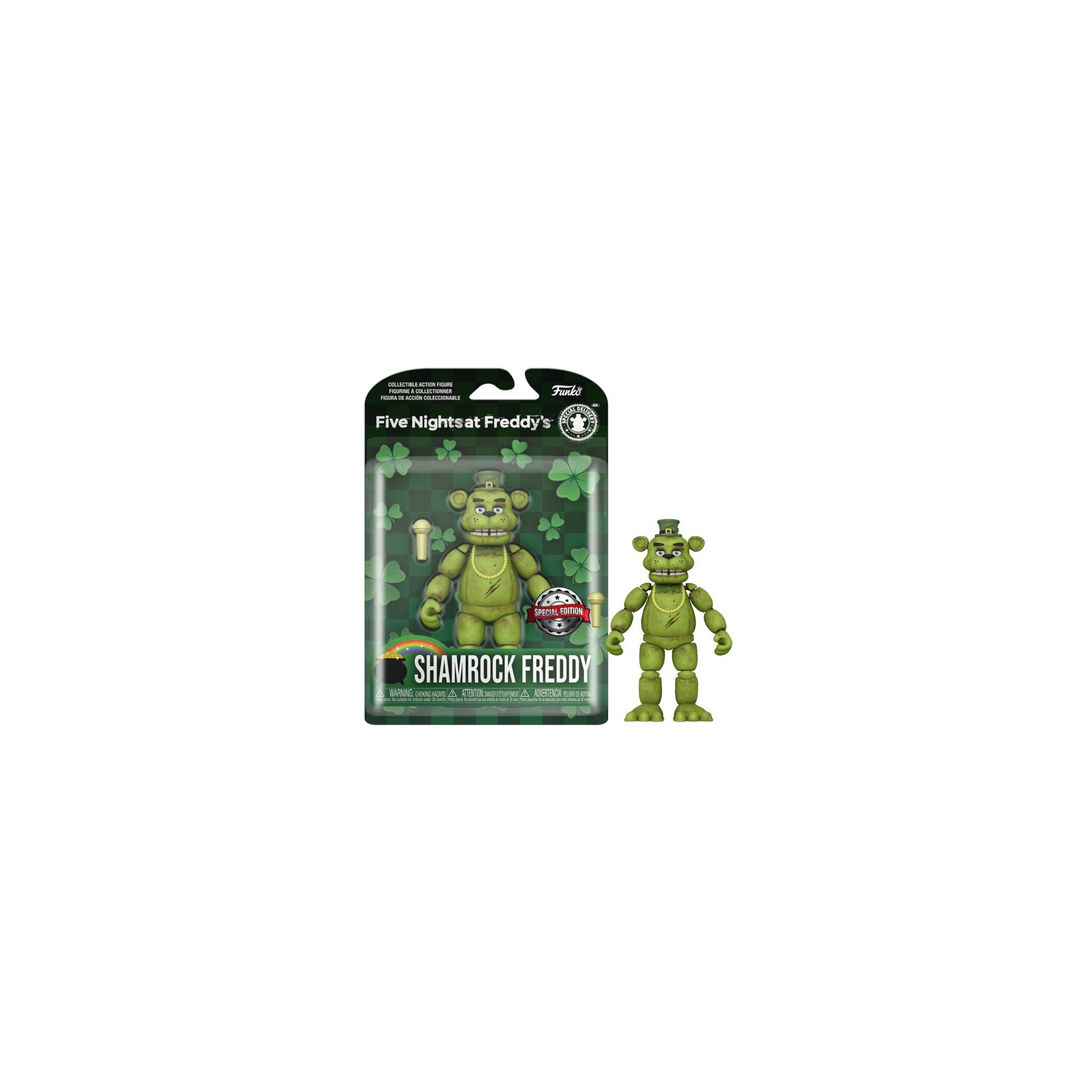 FUNKO FIVE NIGHTS AT FREDDY`S S7: SHAMROCK FREDDY (GREEN) (GLOWS IN THE DARK)
