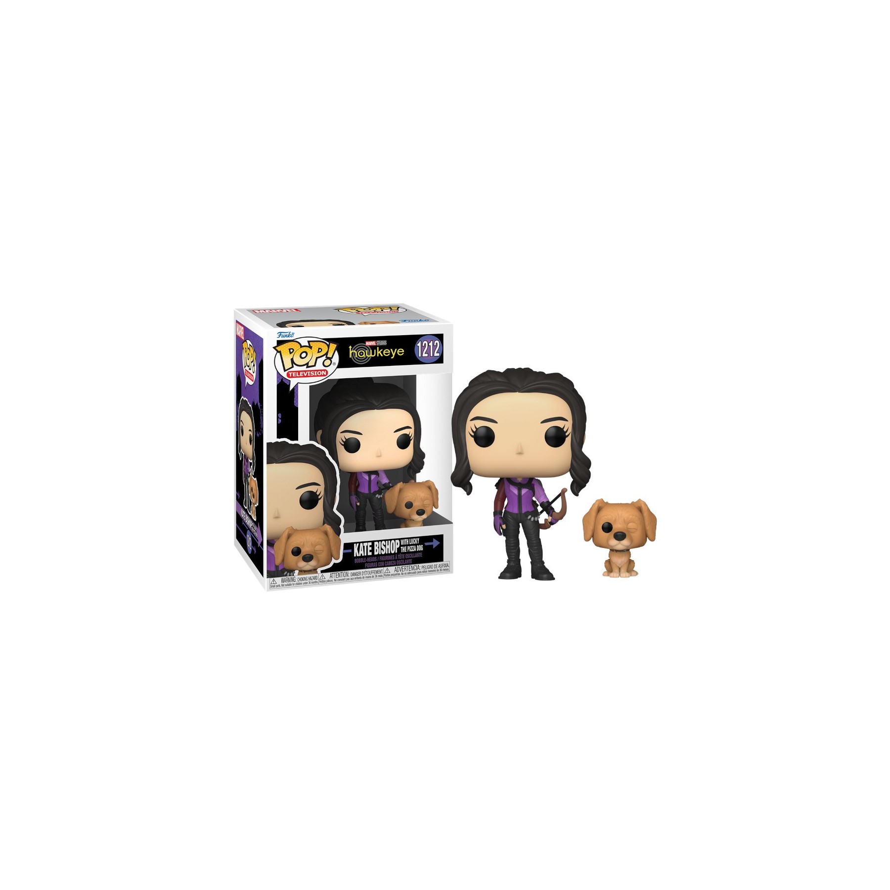FUNKO POP! TELEVISION - HAWKEYE: KATE BISHOP WITH LUCKY THE PIZZA DOG (1212)