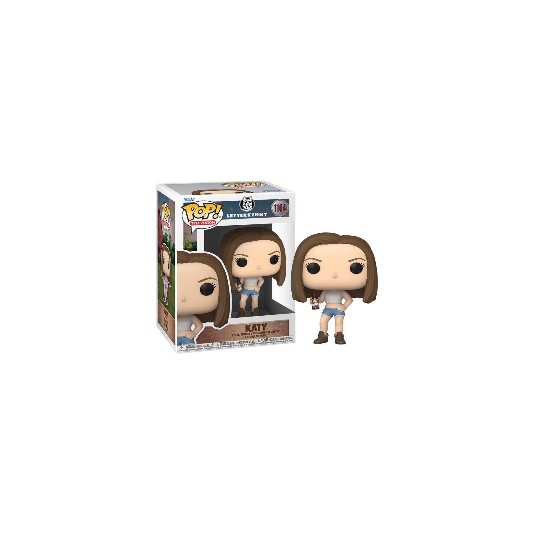FUNKO POP! TELEVISION - LETTERKENNY: KATY W/ PUPPERS & BEER (1164)