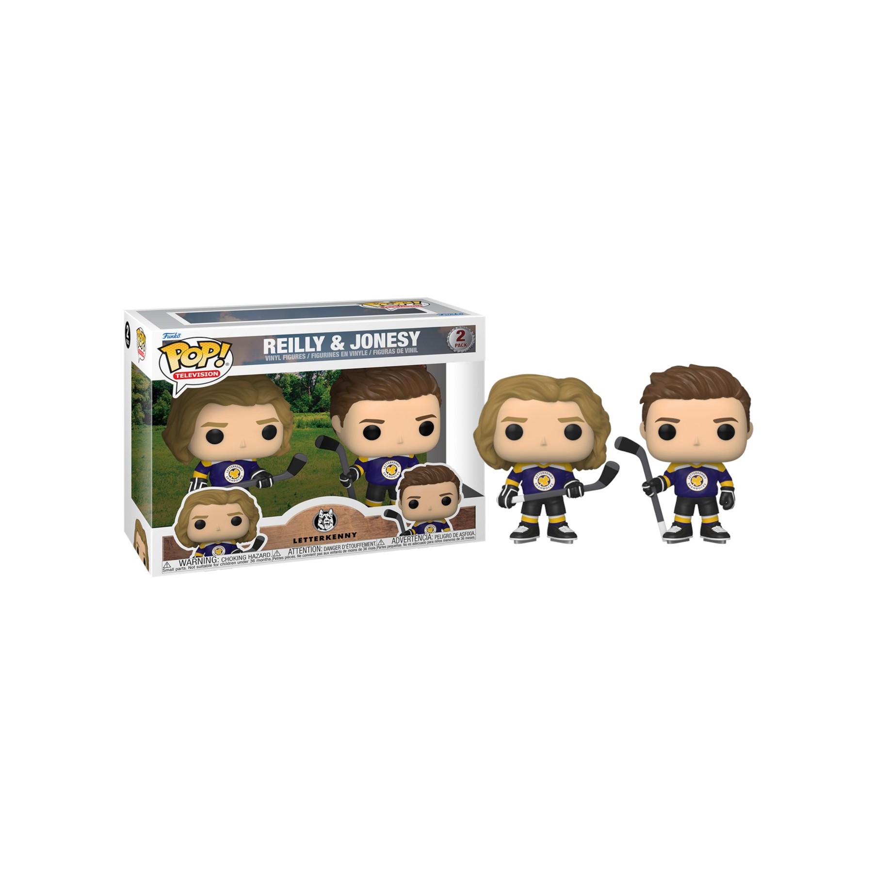 FUNKO POP! TELEVISION - LETTERKENNY - REILLY & JONESY IN JERSEYS (2 PCS.)