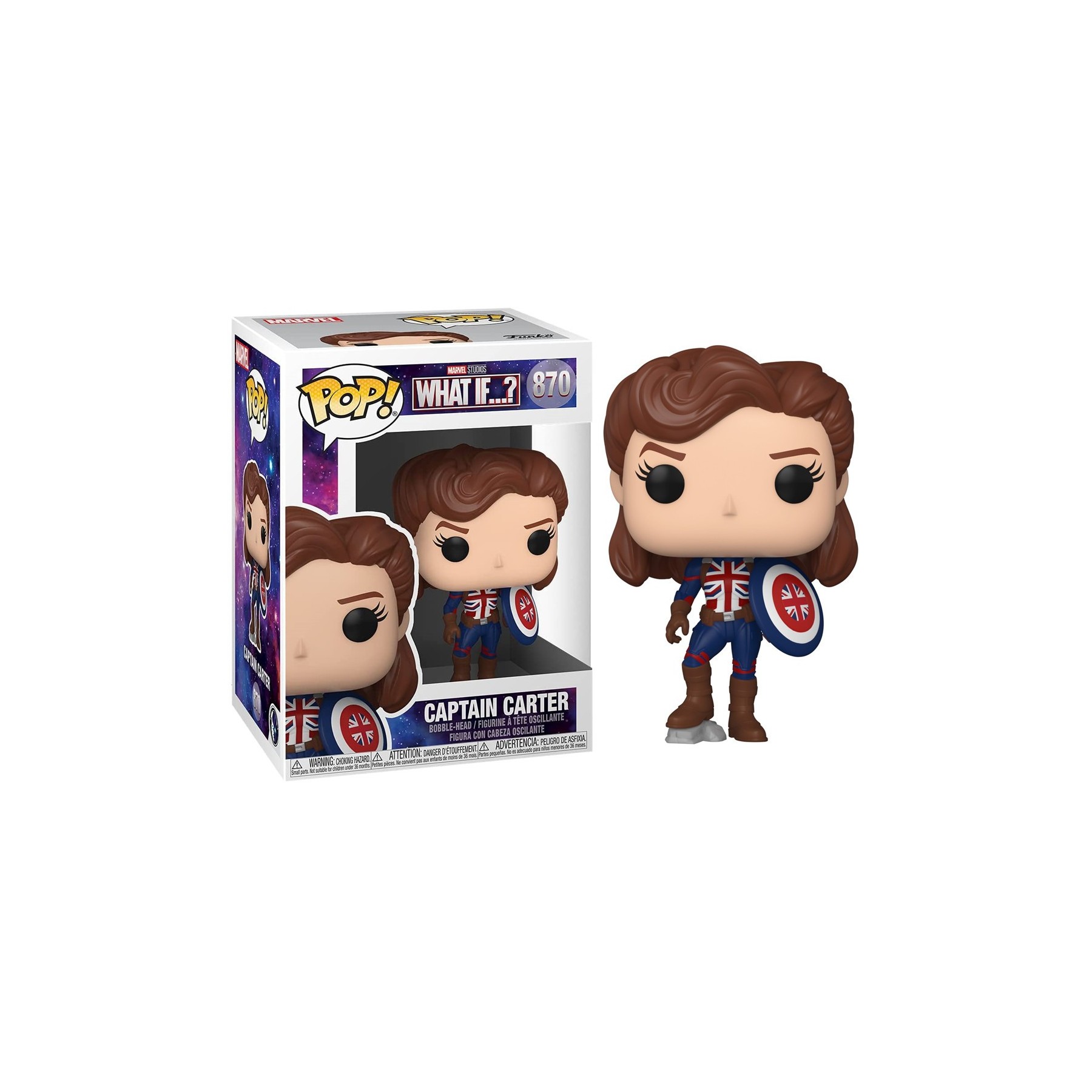 FUNKO POP! WHAT IF...?: CAPTAIN CARTER (870)
