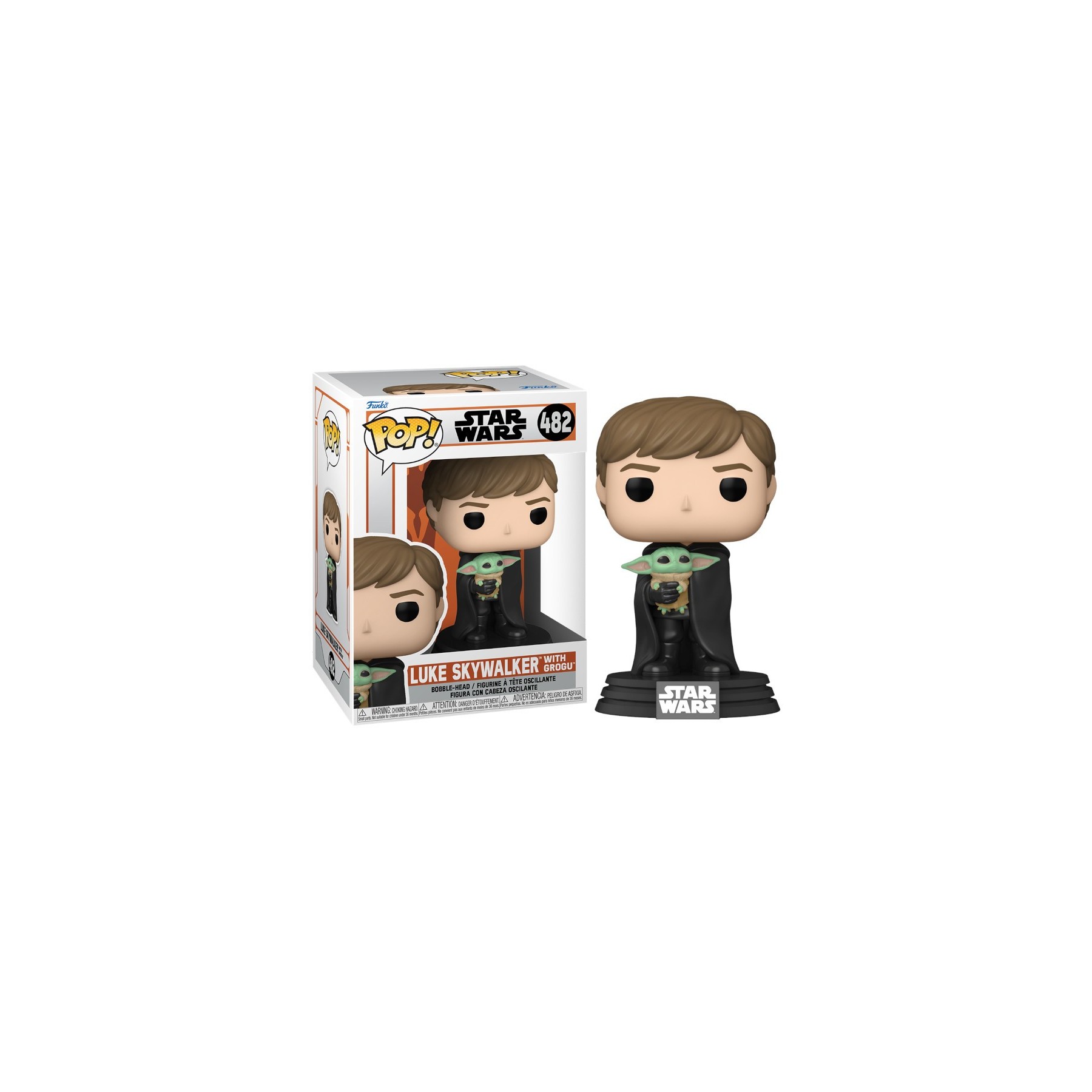 FUNKO POP! STAR WARS THE MANDALORIAN: LUKE SKYWALKERWITH GROGU (482)
