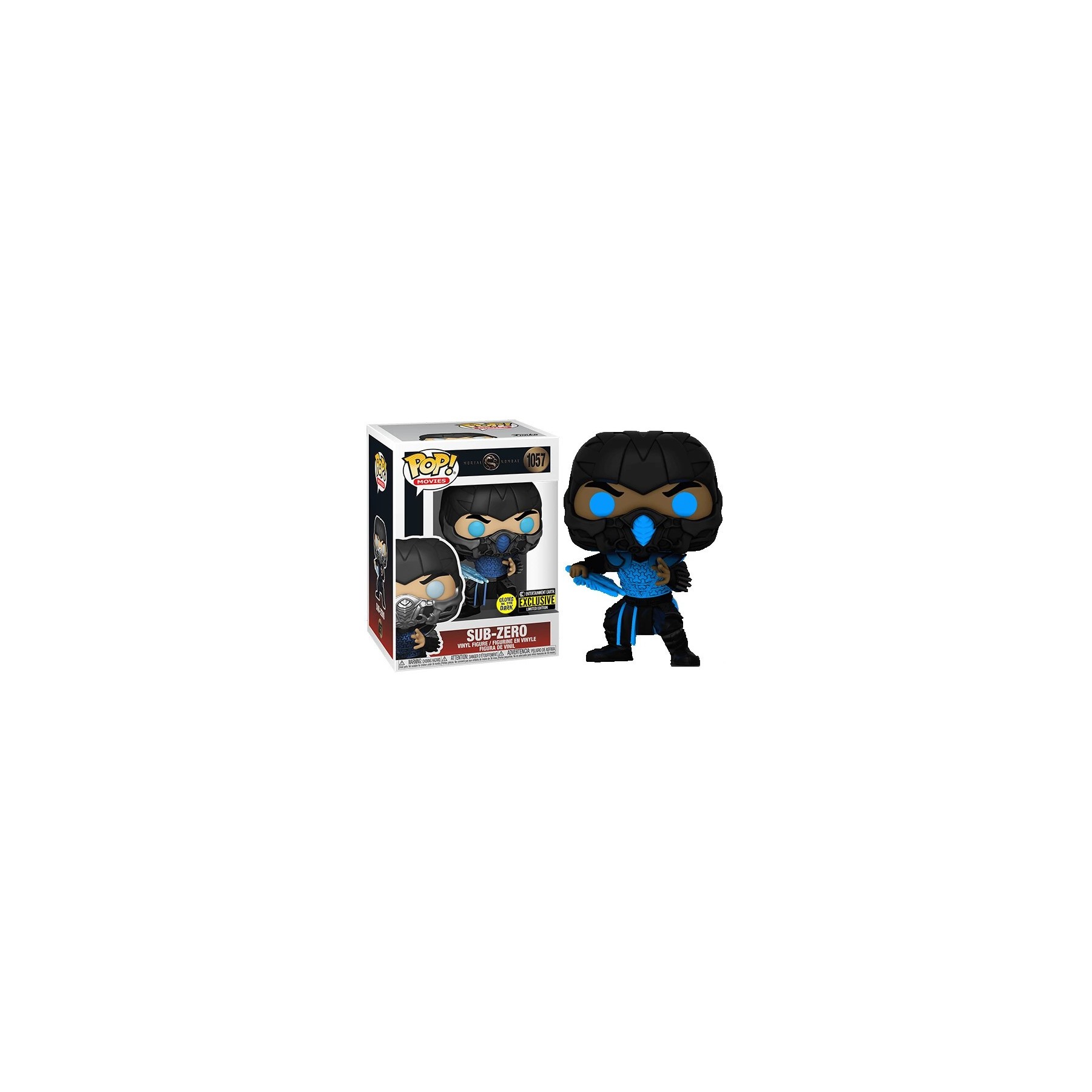 FUNKO POP! MOVIES - MORTAL KOMBAT: SUB-ZERO (GLOWS IN THE DARK) (1057) SPECIAL EDITION