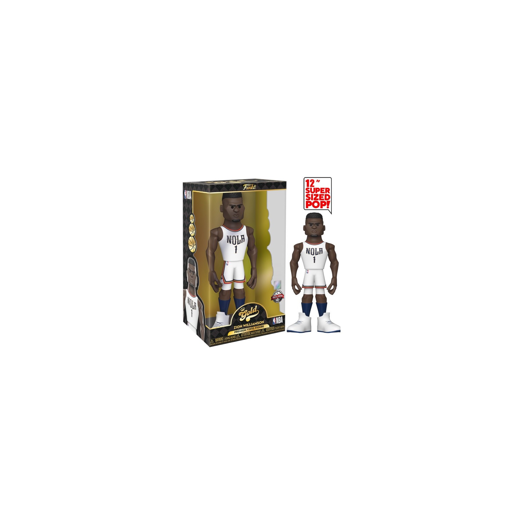 FUNKO POP! GOLD 12" NBA: ZION WILLIAMSON ( 30 CM) SPECIAL EDITION