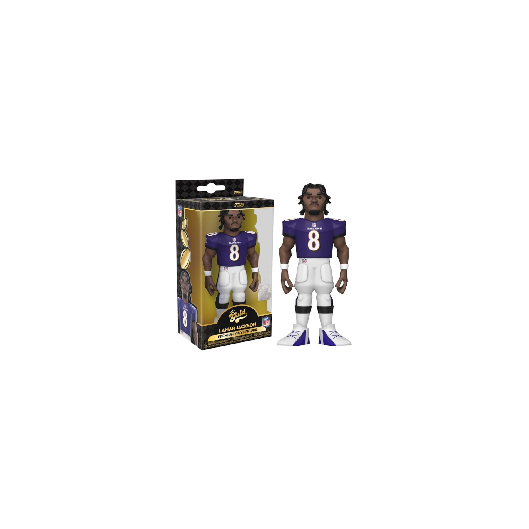 FUNKO POP! GOLD 5" NFL: RAVENS - LAMAR JACKSON (12 CM)