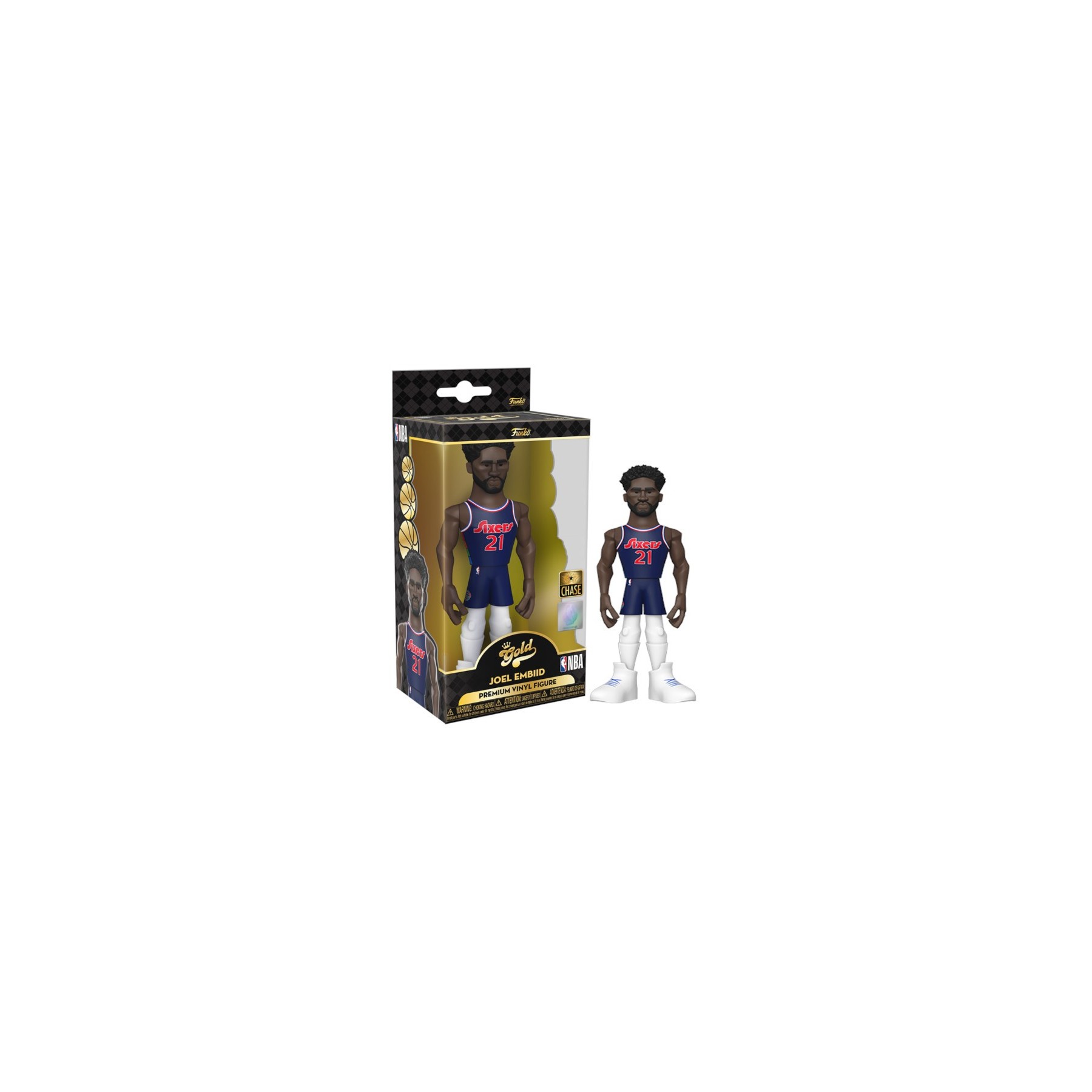 FUNKO POP! GOLD 5" NBA: SIXERS - JOEL EMBIID (CE´21) (12 CM)