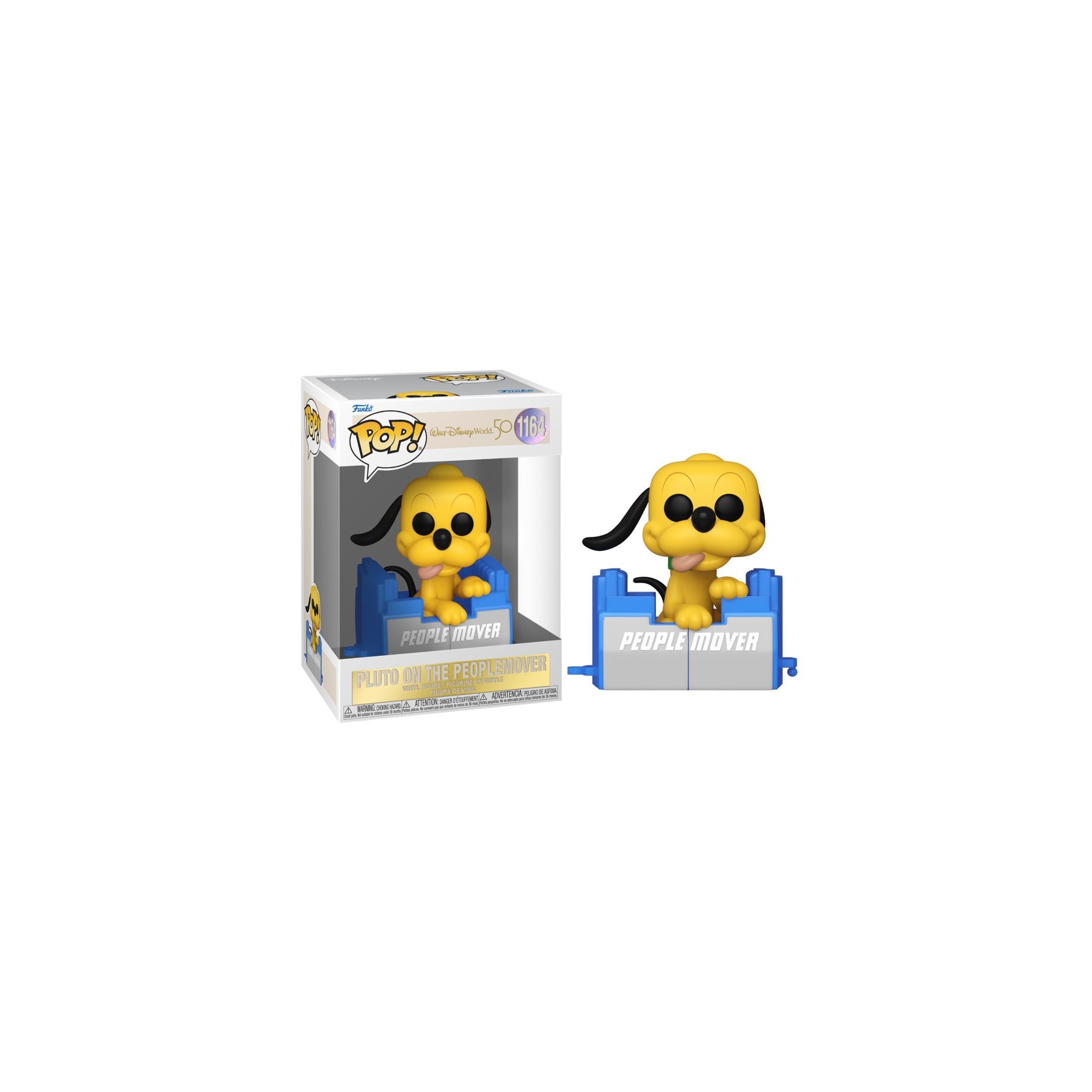 FUNKO POP! WALT DISNEY WORLD 50: PLUTO ON THE PEOPLEMOVER (1164)