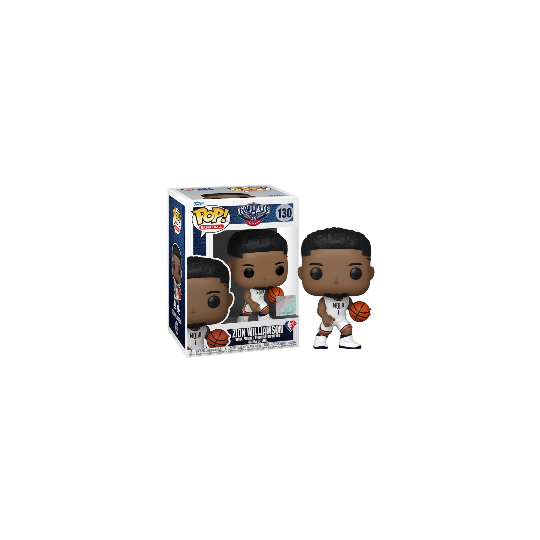 FUNKO POP! BASKETBALL - NEW ORLEANS PELICANS: ZION WILLIAMSON (130)