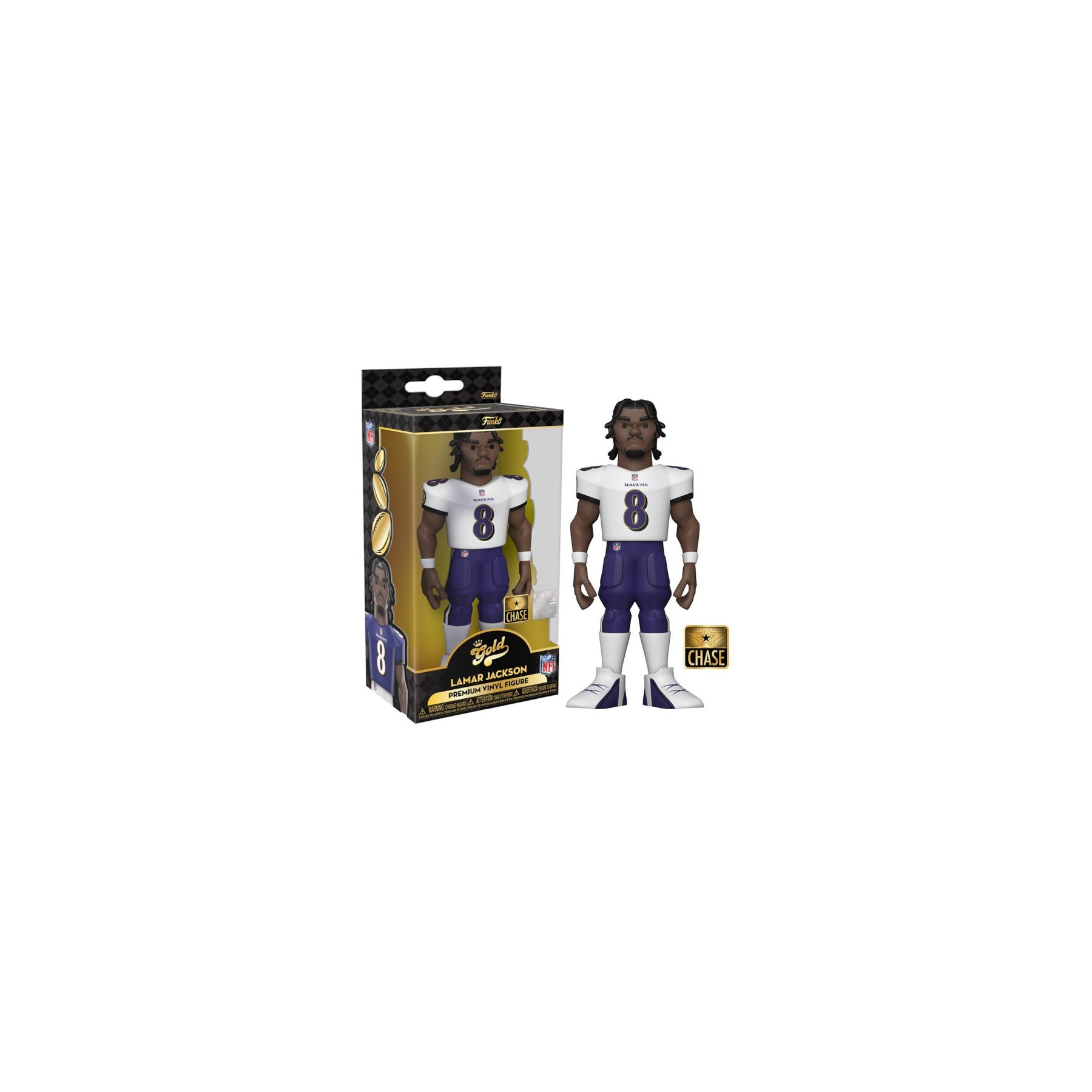 FUNKO POP! GOLD 5" NFL: RAVENS - LAMAR JACKSON CHASE LIMITED EDITION (12 CM)