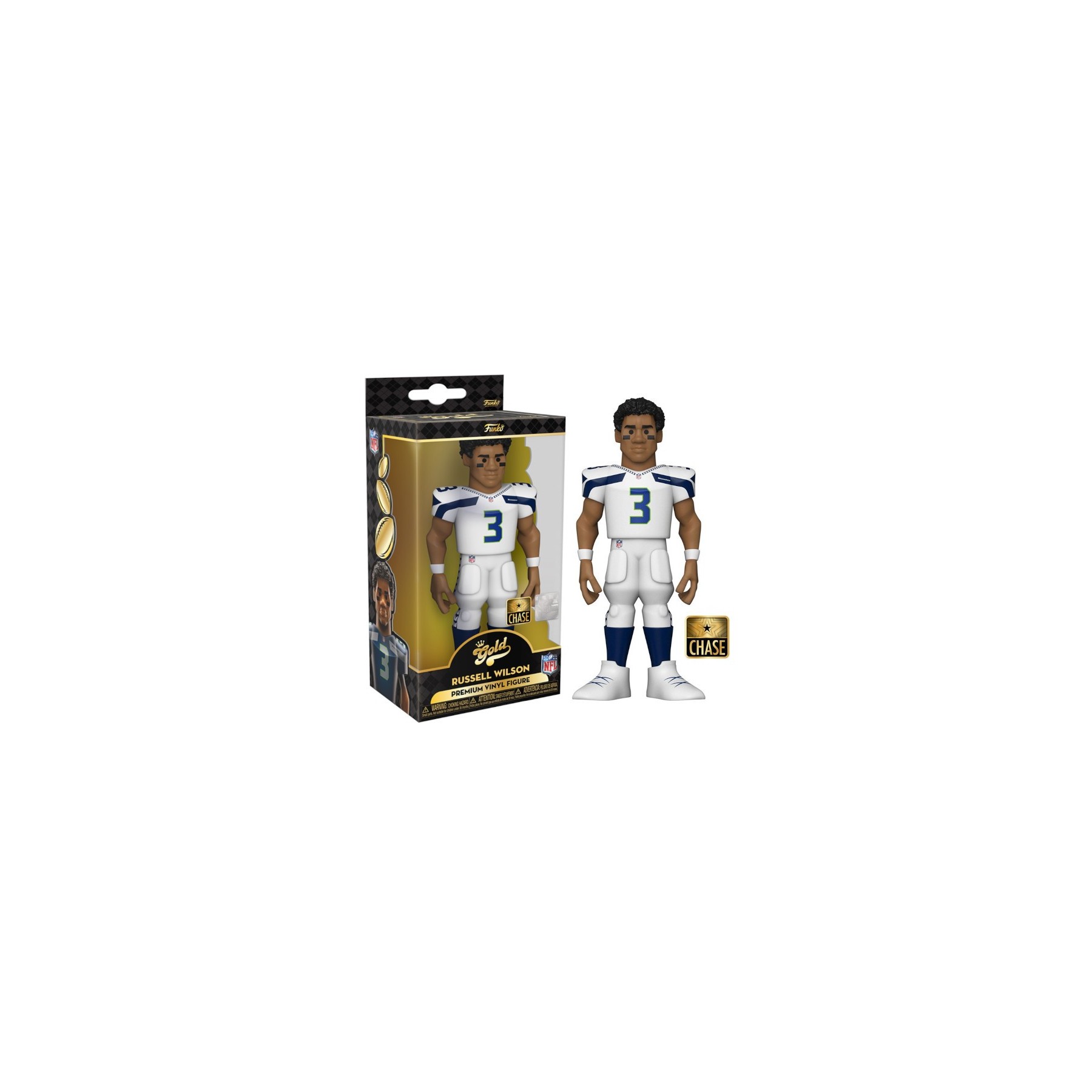 FUNKO POP! GOLD 5" NFL: SEAHAWKS - RUSSELL WILSON CHASE LIMITED EDITION (12 CM)