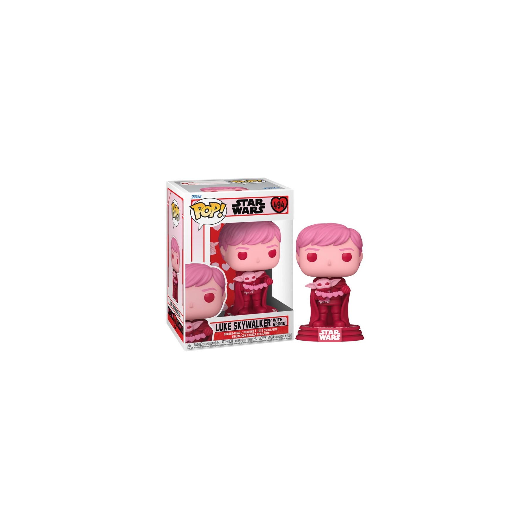 FUNKO POP! STAR WARS VALENTINES S2: LUKE & GROGU (494)