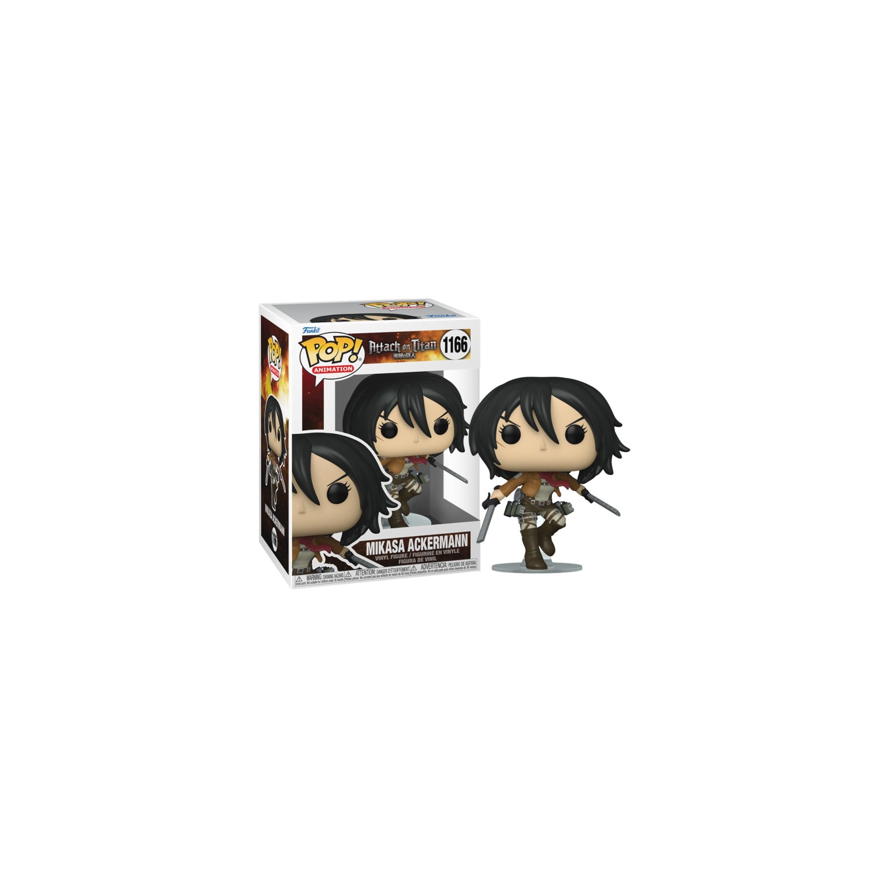 FUNKO POP! ANIMATION - ATTACK ON TITAN: MIKASA ACKERMANN (1166)