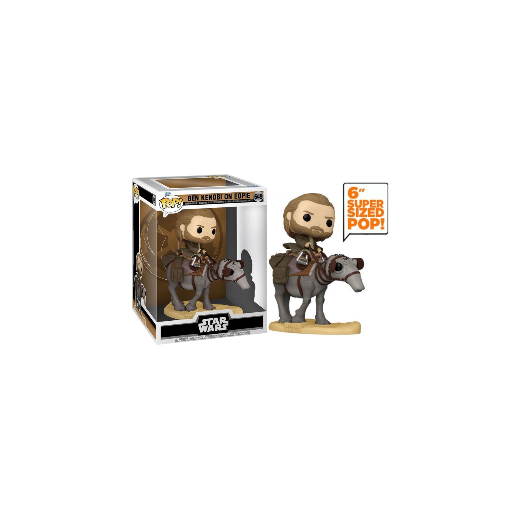 FUNKO POP! STAR WARS: 6" BEN KENOBI ON EOPIE (15 CM) (549)