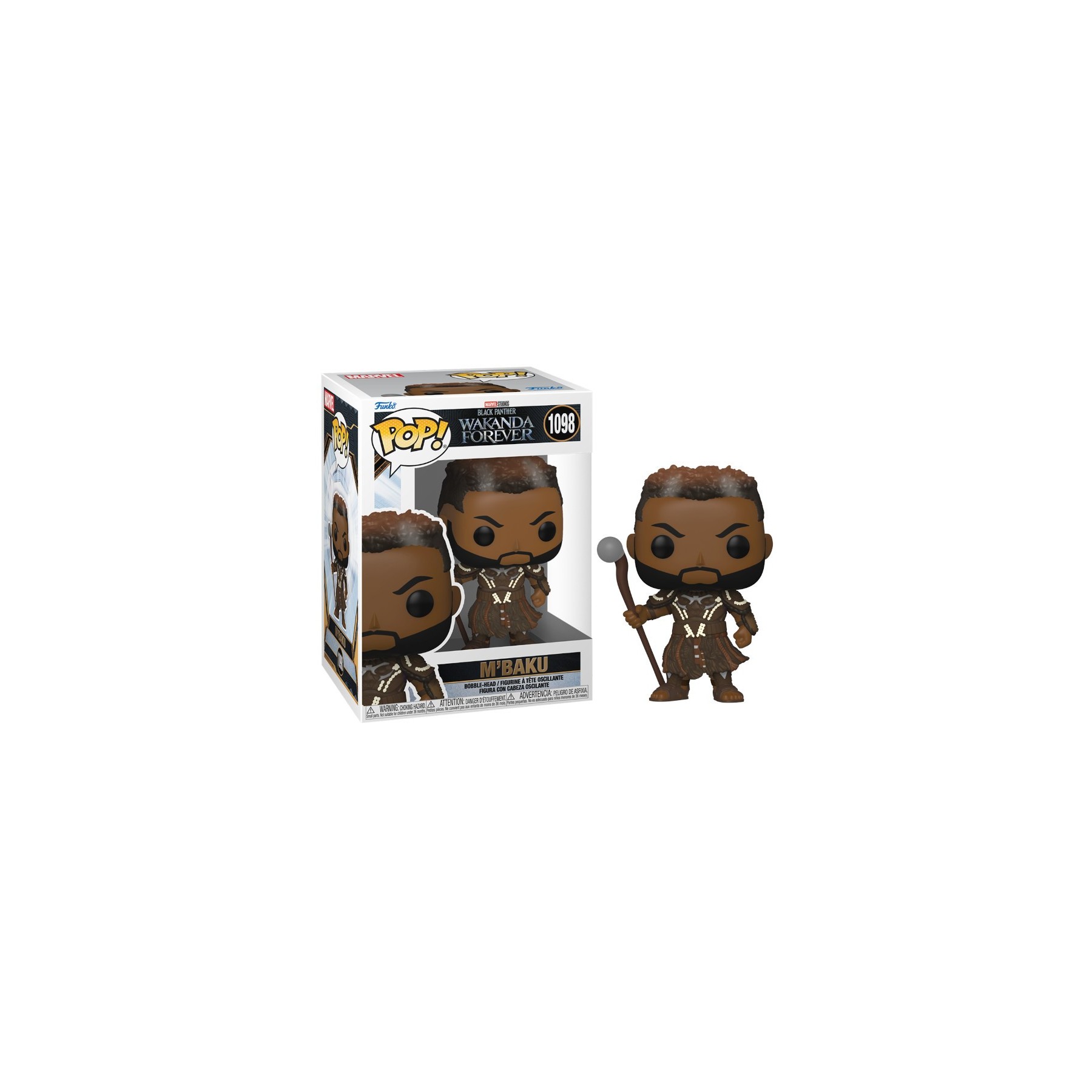 FUNKO POP! BLACK PANTHER WAKANDA FOREVER: M'BAKU (1098)