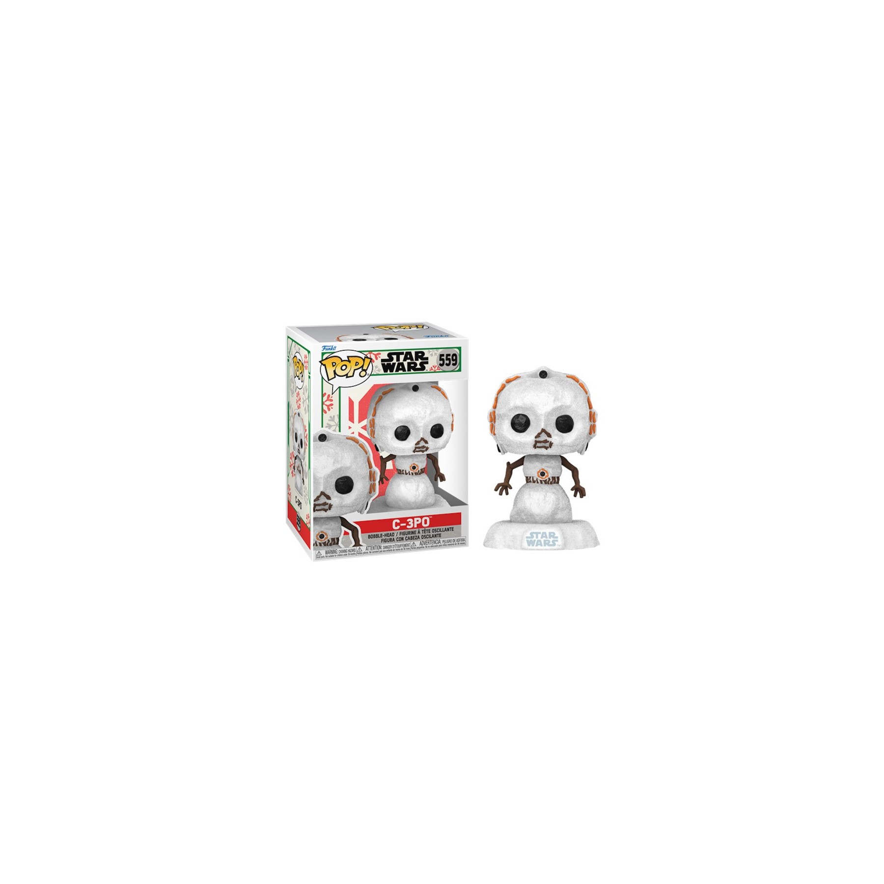 FUNKO POP! STAR WARS: HOLIDAY SNOWMAN - C-3PO (559)