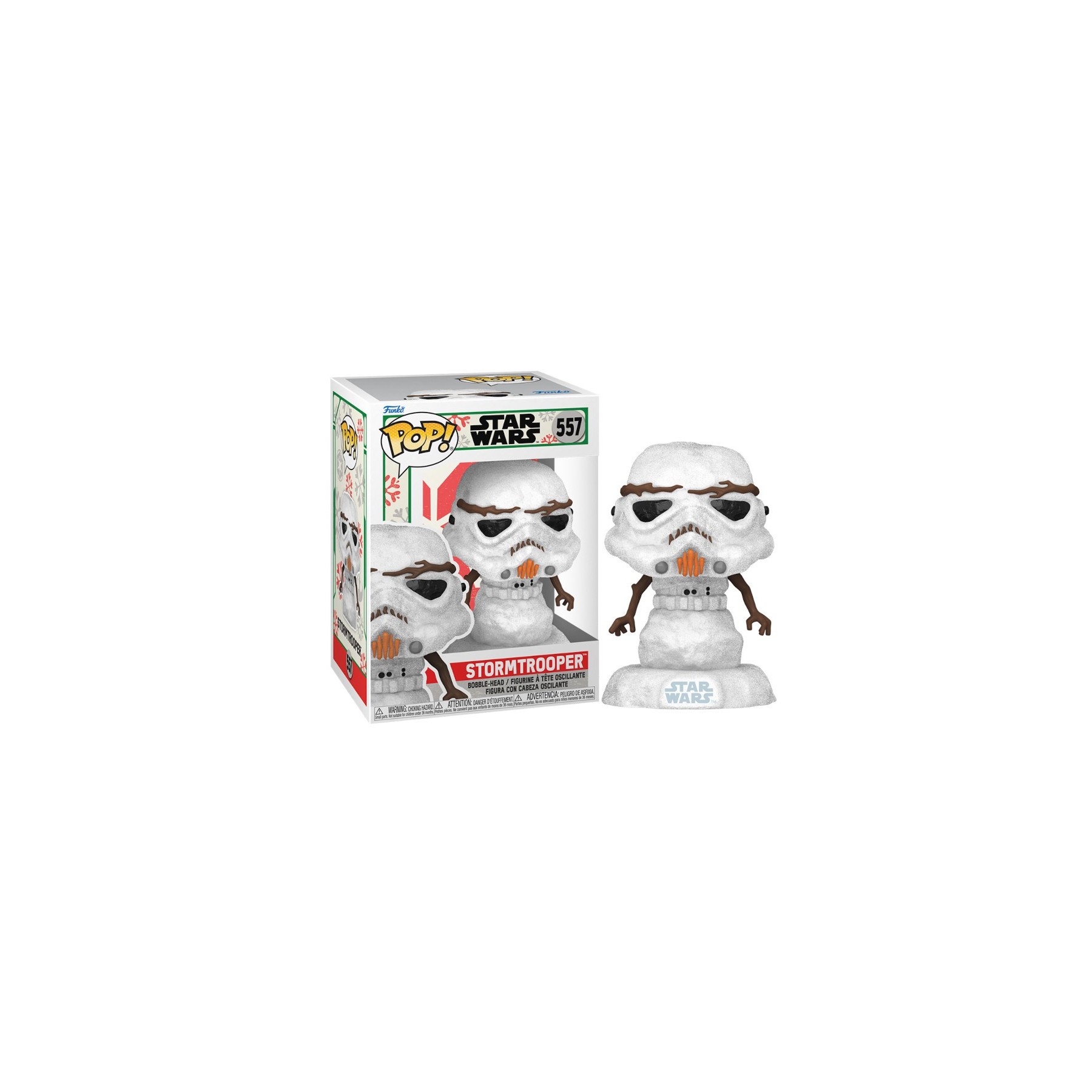 FUNKO POP! STAR WARS: HOLIDAY SNOWMAN - STORMTROOPER (557)